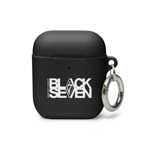 Boîtier pour AirPods « Support Black Seven France »