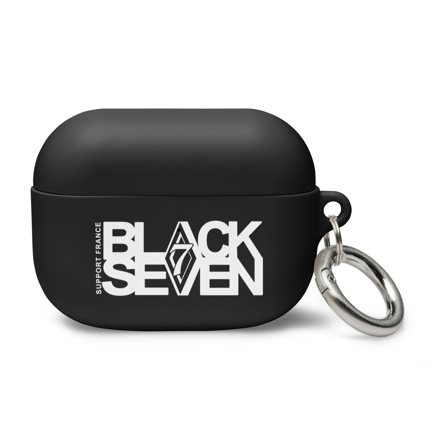 Boîtier pour AirPods « Support Black Seven France »