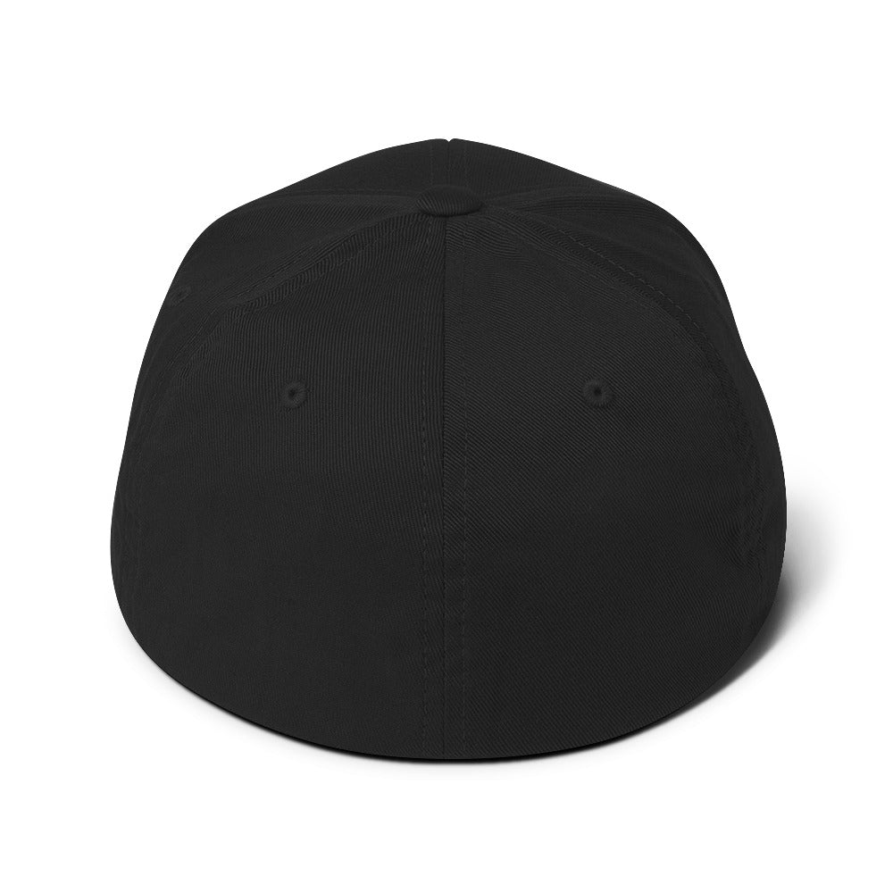 Casquette brodée Structurée « Support Black Seven France »