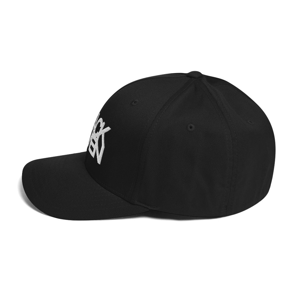 Casquette brodée Structurée « Support Black Seven France »