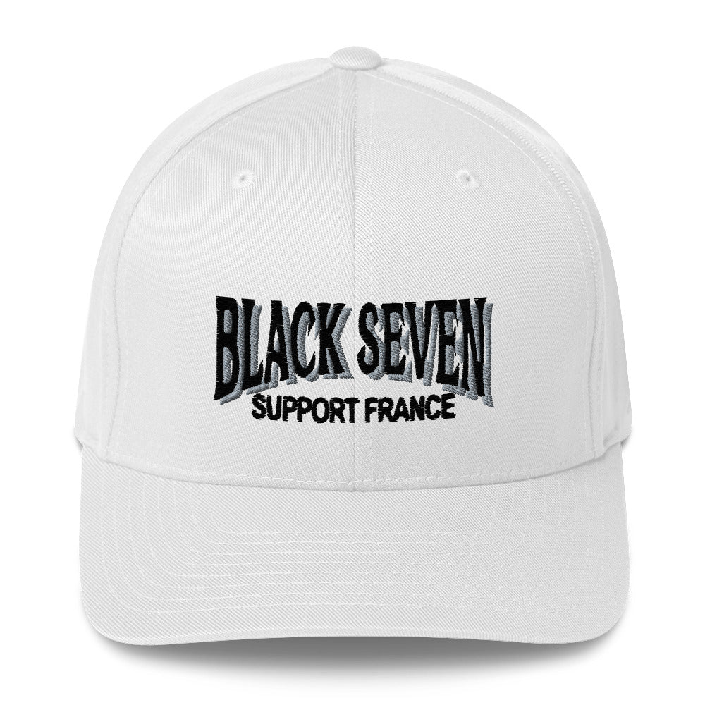 Casquette brodée Structurée « Black Seven »