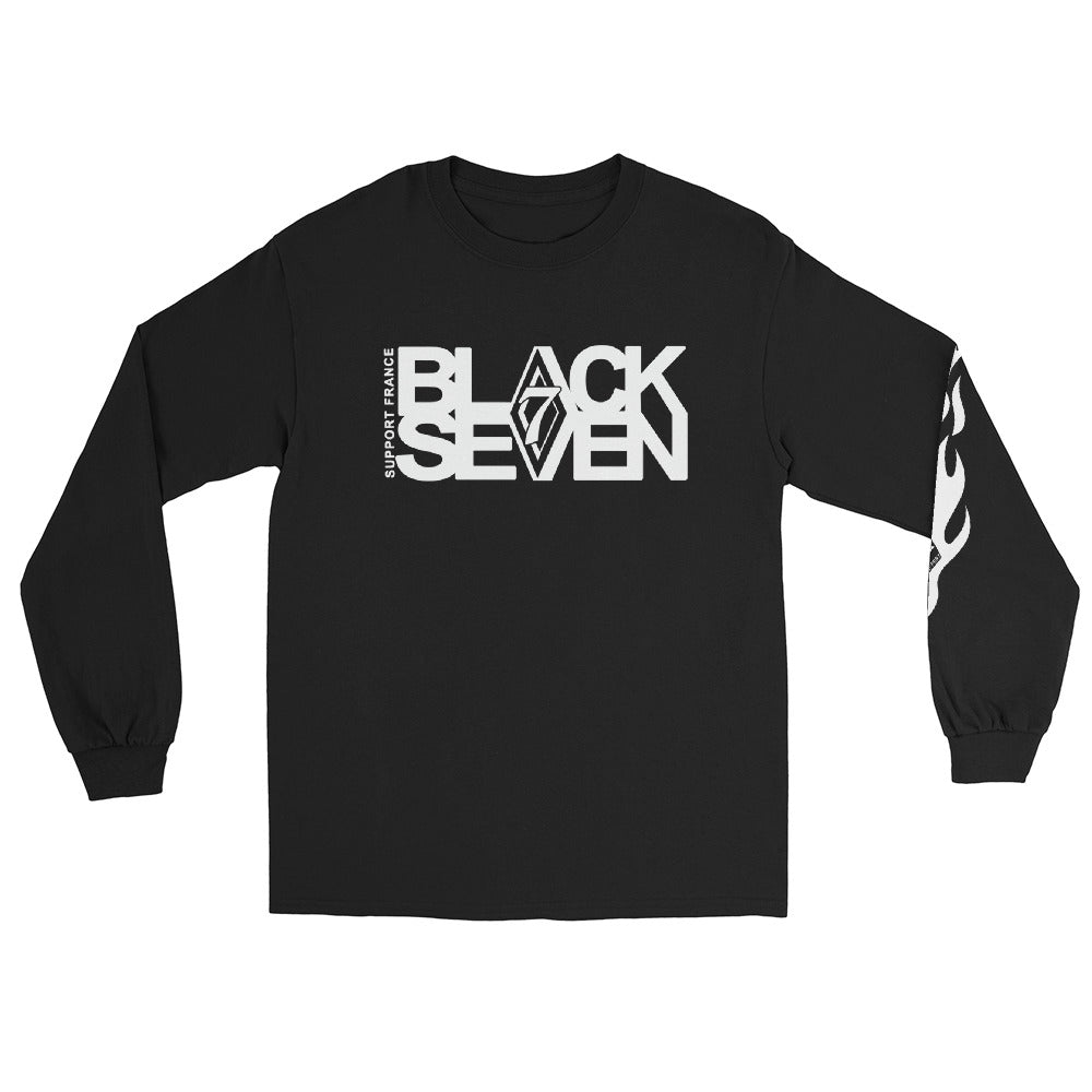 T-shirt à manches longues « Support Black Seven France »