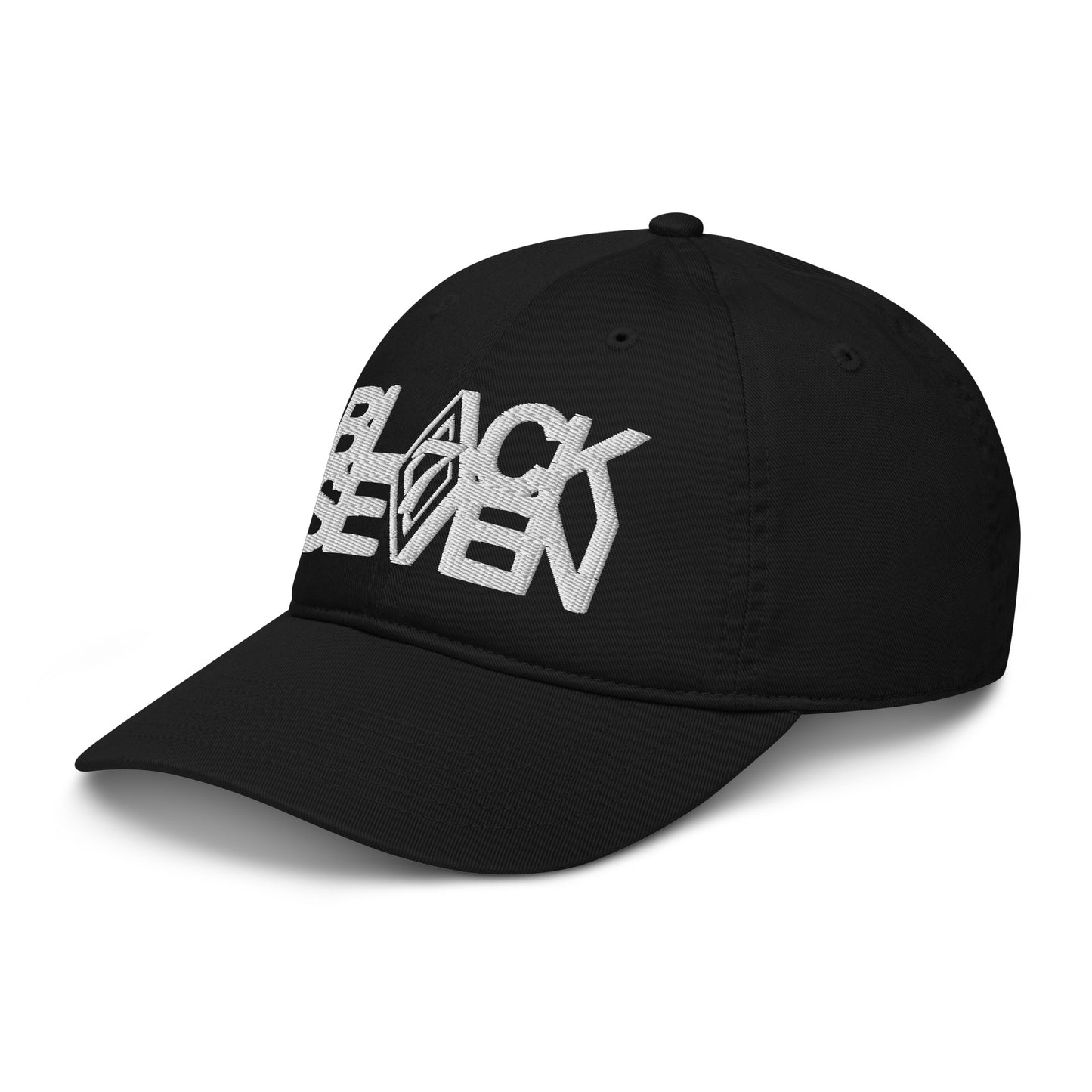 Casquette de baseball brodée «  Support Black Seven France »