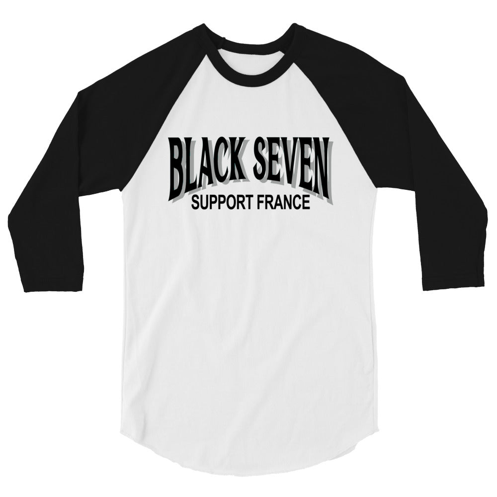 T-shirt Raglan à Manches 3/4 « Black Seven »