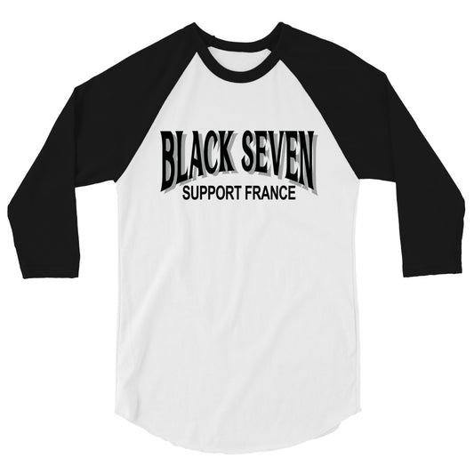 T-shirt Raglan à Manches 3/4 « Black Seven »