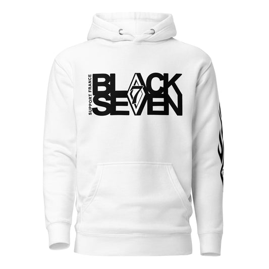 Sweat à Capuche « Support Black Seven France »